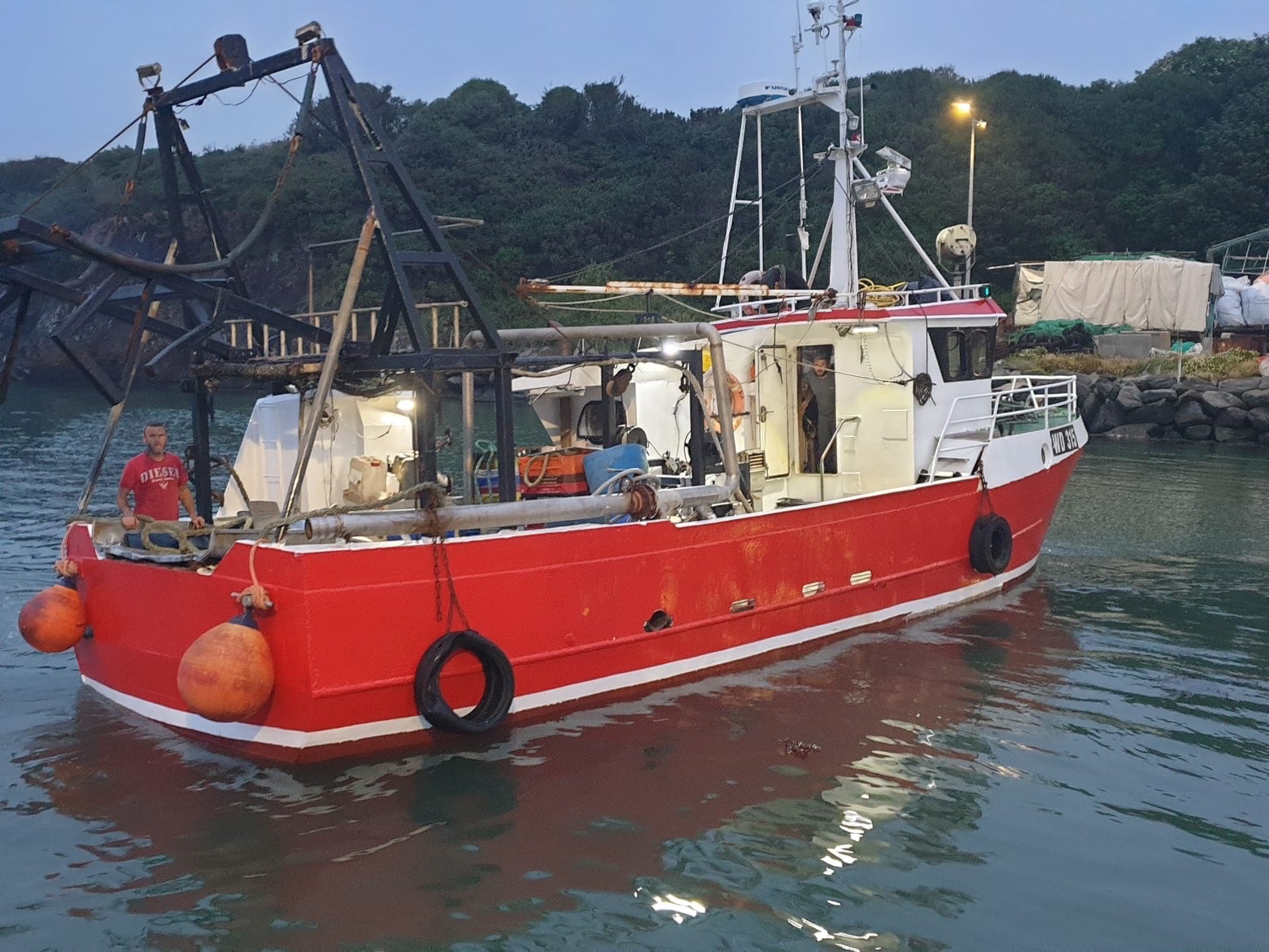 Irish Sea fishing vessel